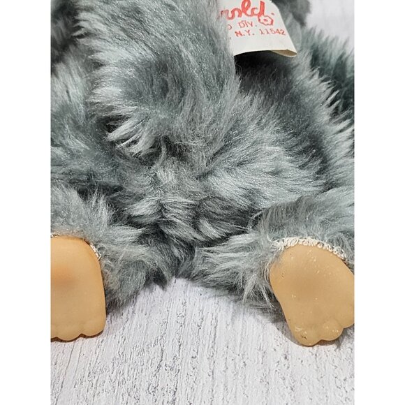 Furworld Toys Vintage Monchhichi Vintage Gray Cat 7s80s Vinyl Face